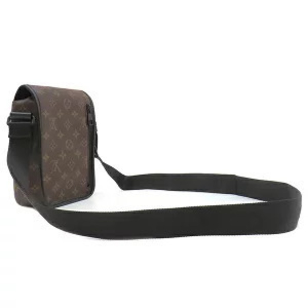 Louis Vuitton Archie Messenger Bag Monogram Macassar Brown Black Brown - Picture 2 of 9